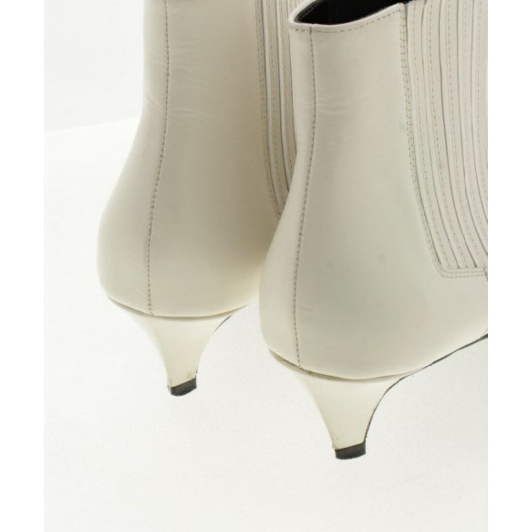 CELINE セリーヌ ブーツ 35 1/2(22cm位) 白 【古着】 CELINE セリーヌ ブーツ 35 1/2(22cm位) 白 【古着】