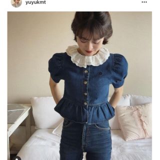 bibiy B kathy denim blouse