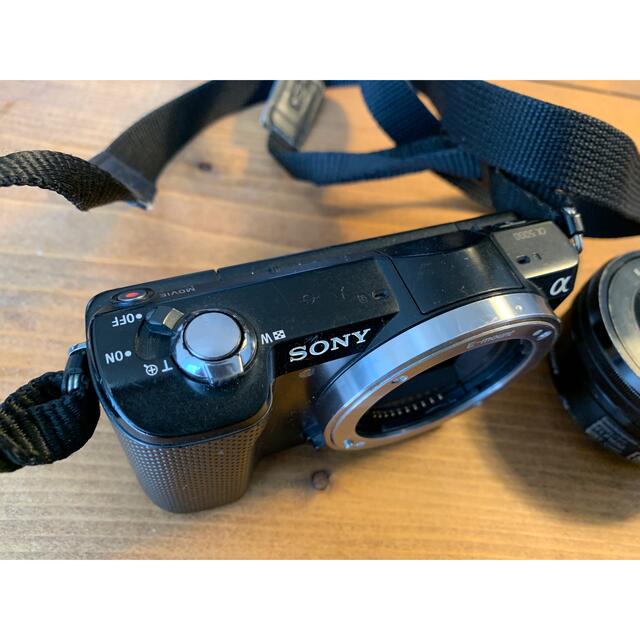 SONY(ソニー)のSONY α5000中古　動作品　レンズ　バッテリー付き　すぐに使える スマホ/家電/カメラのカメラ(ミラーレス一眼)の商品写真