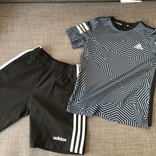 アディダス(adidas)のキッズ上下セット(Tシャツ/カットソー)