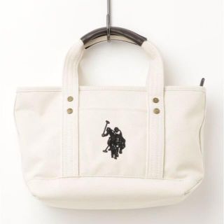 ポロラルフローレン(POLO RALPH LAUREN)の【お値下げ】 U.S. POLO ASSN. キャンバス ロゴトートバッグS　(トートバッグ)