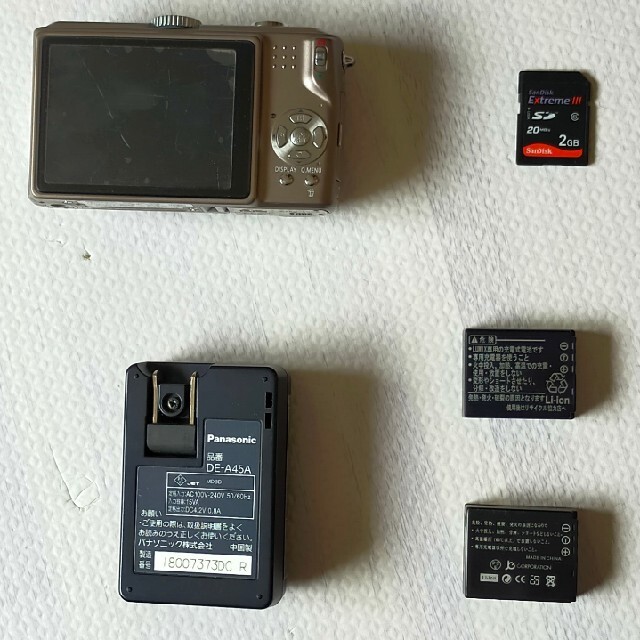 Panasonic(パナソニック)のジャンク　デジカメ　パナソニック　TZ5 スマホ/家電/カメラのカメラ(コンパクトデジタルカメラ)の商品写真