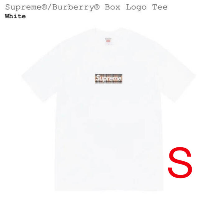 海外最新 r Supreme®/Burberry® Box Logo Supreme Burberry Tee