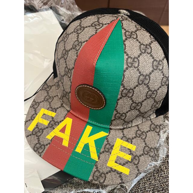 36000円 グッチ M 正規品 新品 fake not ベースボールキャップ gucci