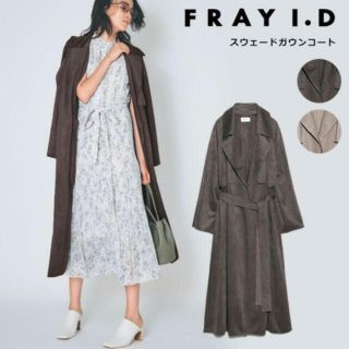 フレイアイディー(FRAY I.D)のFRAY I.D　スウェードガウンコート　フレイアイディー(ガウンコート)