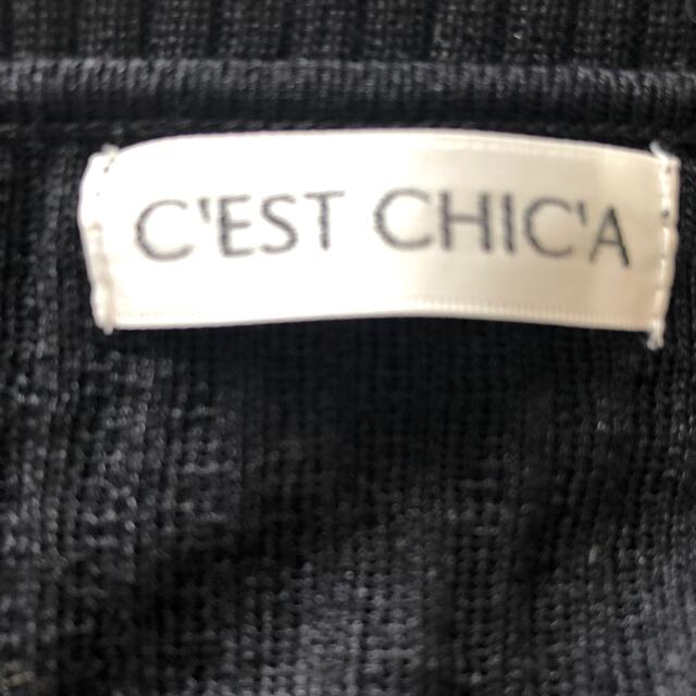 C'est ChiC'a(セシカ)のセシカ　C'EST CHICA ニットチュニック レディースのトップス(チュニック)の商品写真