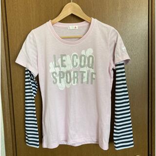 ルコックスポルティフ(le coq sportif)のルコック　重ね着風　ロンT  Mサイズ(Tシャツ(長袖/七分))