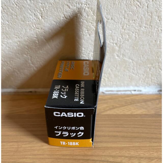 CASIO(カシオ)のCASIO インクリボンカセット TR-18BK 1色　2個セット インテリア/住まい/日用品のオフィス用品(OA機器)の商品写真