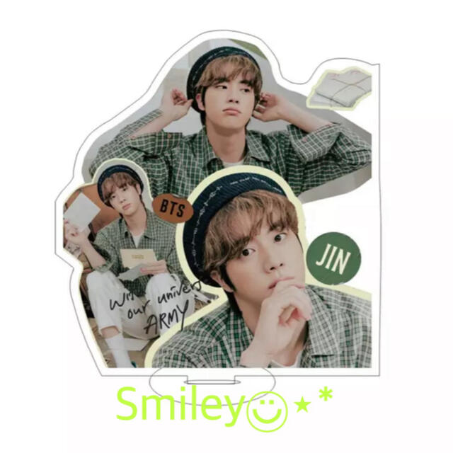 防弾少年団(BTS) - BTS♥JIN ジン アクリルスタンド デコキットの通販 by Smiley ̈⃝︎⋆︎*'s shop｜ボウダン