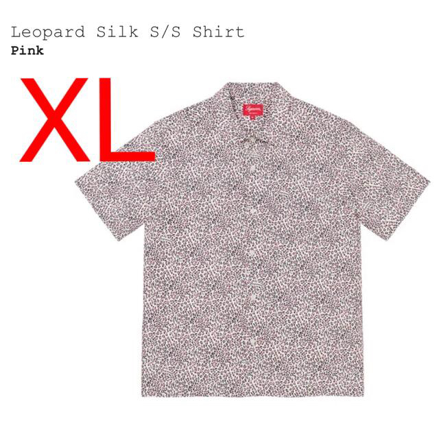 XL Supreme Leopard Silk S/S Shirt ピンク