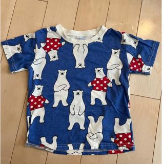 男の子用 子供服、半袖シャツ、シロクマ、サイズ110(Tシャツ/カットソー)