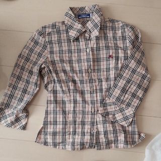 バーバリーブルーレーベル(BURBERRY BLUE LABEL)のバーバリーブルーレーベル　シャツ　38サイズ(シャツ/ブラウス(長袖/七分))