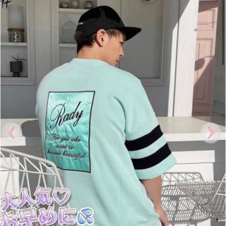 【専用】Radyメンズ バックモチーフハーフセットアップ(Tシャツ/カットソー(半袖/袖なし))