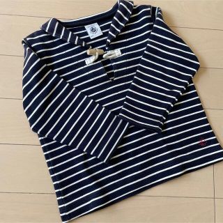 プチバトー(PETIT BATEAU)のプチバトー　マリンボーダートップス　18/81(シャツ/カットソー)