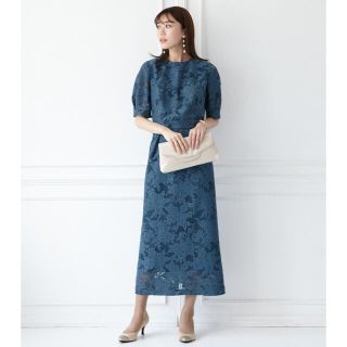 AIMER - AIMER♡ ジャカードレース袖付きタイトラインドレスの通販 by