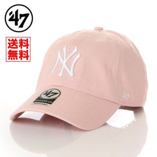 フォーティセブン(47 Brand)の【新品】47BRAND キャップ NY ヤンキース 帽子 ピンク(キャップ)