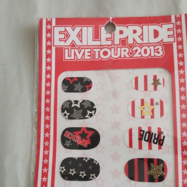 EXILEPRIDE LIVE TOUR 2013 ネイルシート エンタメ/ホビーのタレントグッズ(ミュージシャン)の商品写真