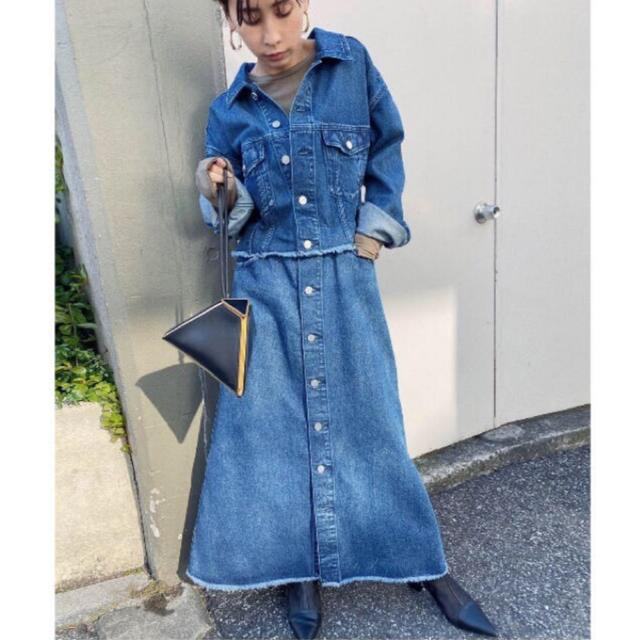 Ameri VINTAGE  4WAY DENIM DRESS COATロングワンピース/マキシワンピース