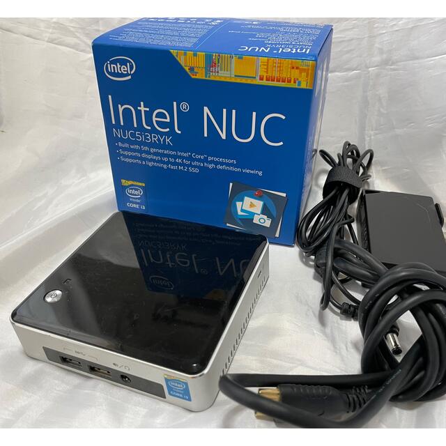 超小型PC Intel nuc NUC5i3RYK/i3/windows11 スマホ/家電/カメラのPC/タブレット(デスクトップ型PC)の商品写真