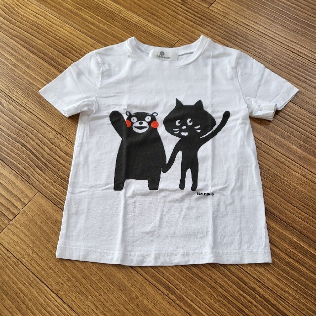 Ne-net(ネネット)のNe-net　キッズ　120　にゃー　くまモン　Tシャツ キッズ/ベビー/マタニティのキッズ服男の子用(90cm~)(Tシャツ/カットソー)の商品写真