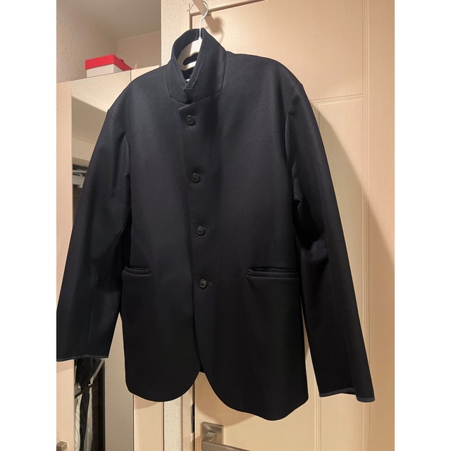 ジャケット/アウターURU WOOL OVER JACKET Navy サイズ1