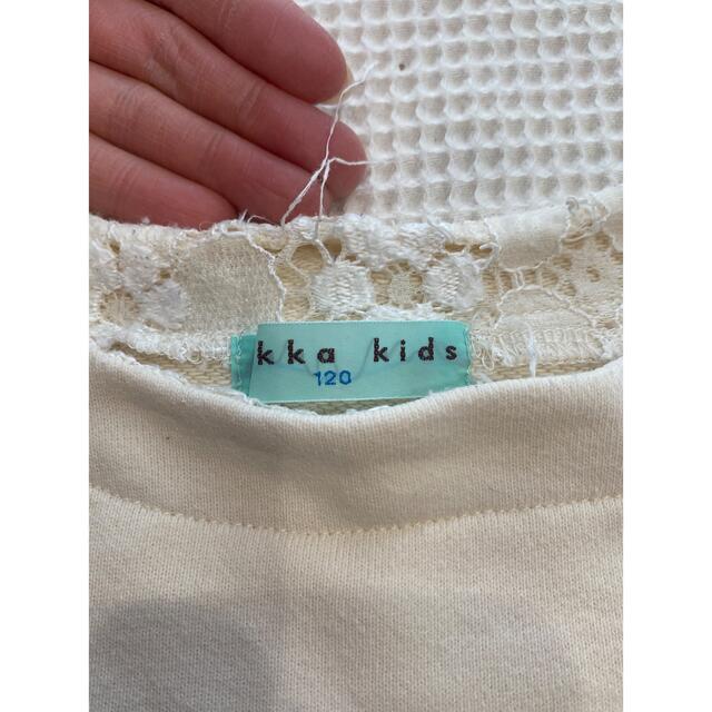 hakka kids(ハッカキッズ)の訳あり/可愛い♡hakka kids トレーナー　サイズ120㎝ キッズ/ベビー/マタニティのキッズ服女の子用(90cm~)(Tシャツ/カットソー)の商品写真