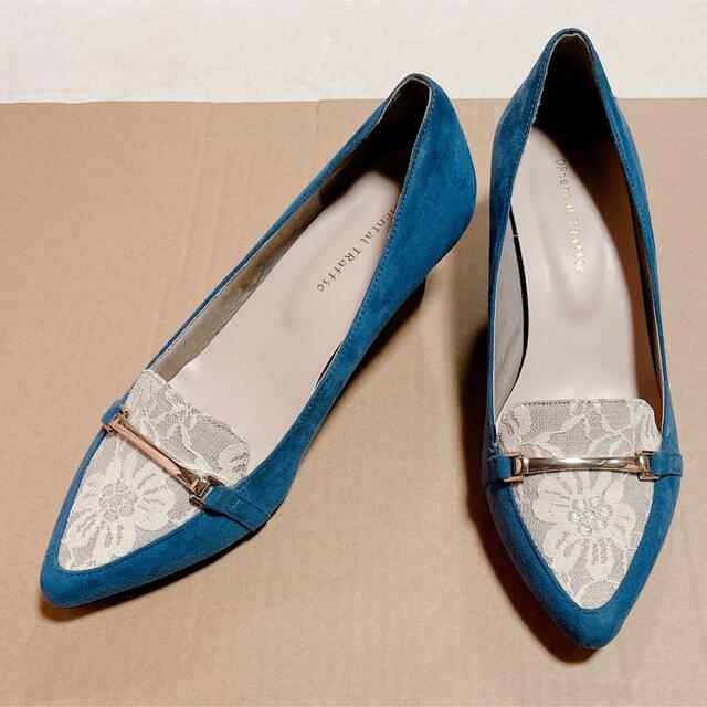 ORiental TRaffic(オリエンタルトラフィック)の[ORiental TRaffic] パンプス 37 ブルー レディースの靴/シューズ(ハイヒール/パンプス)の商品写真