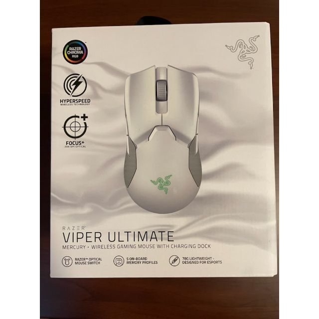 売れ筋半額 Razer Viper Ultimate Mercury White PC/タブレット