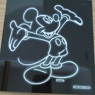ディズニー(Disney)のミッキー vinyl window sticker(キャラクターグッズ)