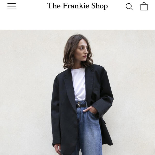 The  Frankie Shop オーバーサイズ ボーイフレンド ブレザー 黒theFrankieshop