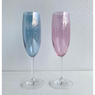 フランフラン(Francfranc)のシャンパングラス　ワイングラス　ペア　セット(グラス/カップ)