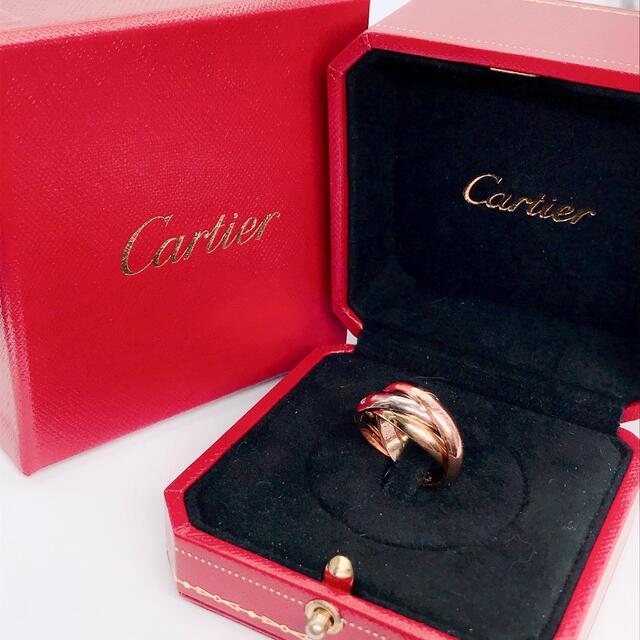 Cartier(カルティエ)のカルティエ トリニティ 5PD ダイヤモンド リング 750(K18) 50号 レディースのアクセサリー(リング(指輪))の商品写真