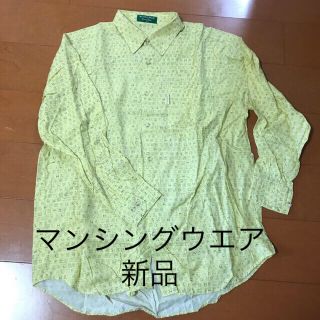 マンシングウェア(Munsingwear)の未使用★マンシング　レーヨンシャツ　ゆったりM(Lの方にも)(シャツ)