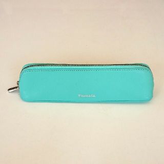 ティファニー(Tiffany & Co.)のTIFFANY ＆ Co.  ペンケース レザー ティファニー ブルー(その他)