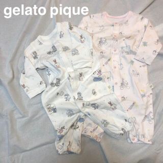 ジェラートピケ(gelato pique)のロンパース 新品 ジェラート・ピケ ベビー セット 出産祝いにも 赤ちゃん(ロンパース)