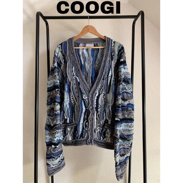 COOGI   COOGI クージー 3Dニットカーディガン カーディガン 古着