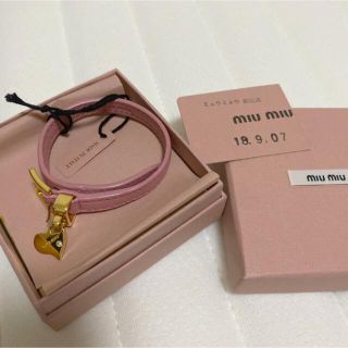 ミュウミュウ(miumiu)の【美品】miumiu ブレスレット(ブレスレット/バングル)