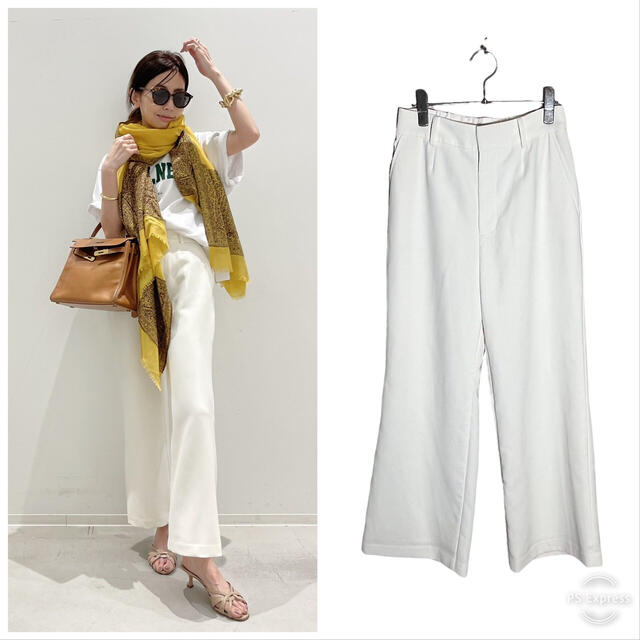 L'Appartement DEUXIEME CLASSE(アパルトモンドゥーズィエムクラス)の21ss アパルトモンLisiere Cropped Pantsクロップドパンツ レディースのパンツ(クロップドパンツ)の商品写真