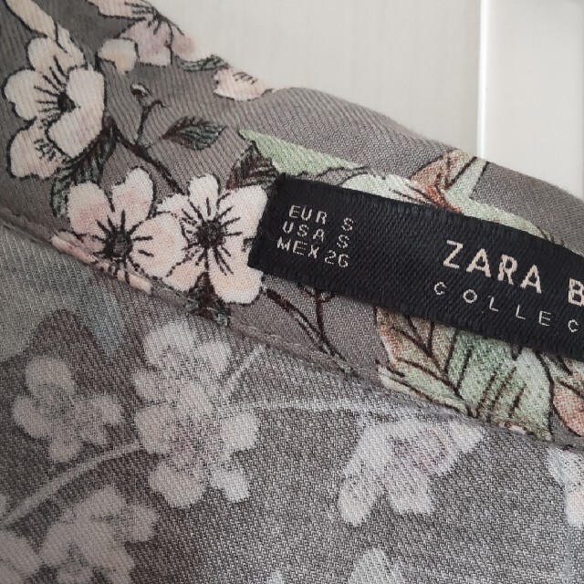 ZARA(ザラ)のZARA 花柄ワンピース ボタニカル シャツワンピース レディースのワンピース(ロングワンピース/マキシワンピース)の商品写真