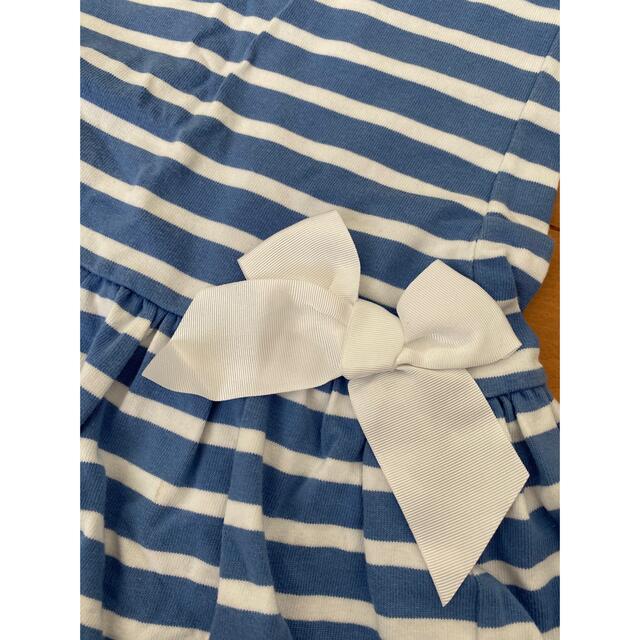 PETIT BATEAU(プチバトー)のプチバトー　マリンワンピース10ans 140  キッズ/ベビー/マタニティのキッズ服女の子用(90cm~)(ワンピース)の商品写真