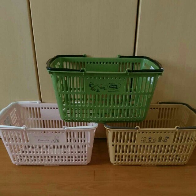 スヌーピー マイバスケット レジカゴ 買い物カゴ エコバッグ