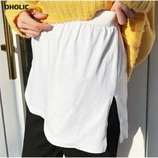 ディーホリック(dholic)のDHOLIC レイヤード付け裾　白(つけ襟)