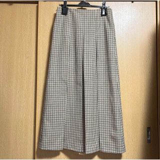 ドゥロワー ガンクラブチェックタックスカート ドゥロワー ガンクラブチェックタックスカート