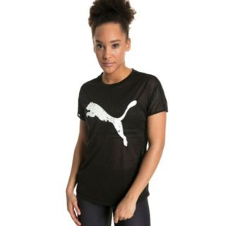 プーマ(PUMA)のPUMA プーマ ドライセル キャットロゴ メッシュ Tシャツ 定価3850円(Tシャツ(半袖/袖なし))