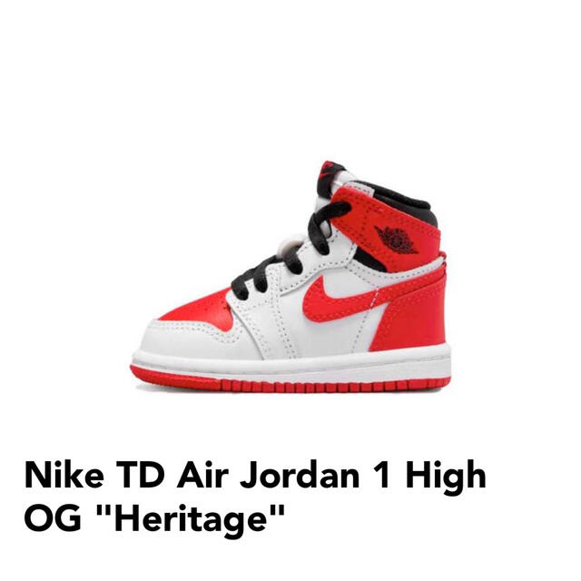 Nike TD Air Jordan 1 High OG "Heritage"