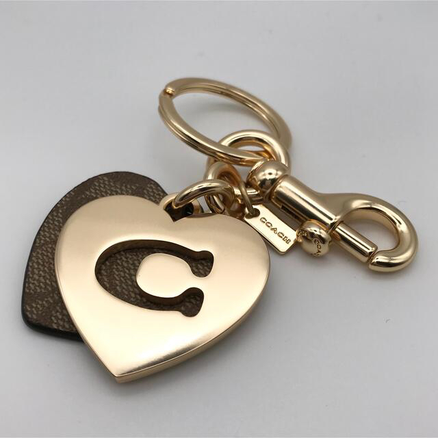 超安い品質 COACH シグネチャー ハート キーリング カーキ ilam.org