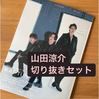 ヘイセイジャンプ(Hey! Say! JUMP)のテレビガイドアルファ　alpha 山田涼介　(アート/エンタメ/ホビー)