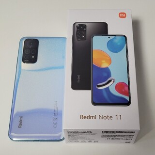 Xiaomi Redmi Note 11 Star Blue 中古美品(スマートフォン本体)