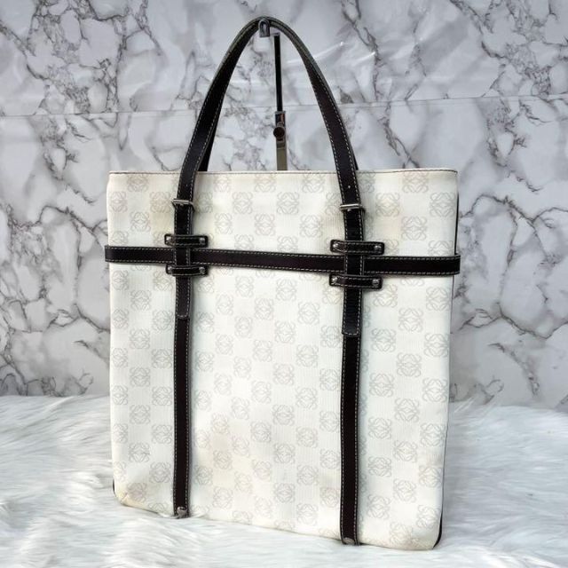 良品 LOEWE アナグラム トートバッグ ハンドバッグ 総柄 ロエベ ... JILL by JILLSTUAUT