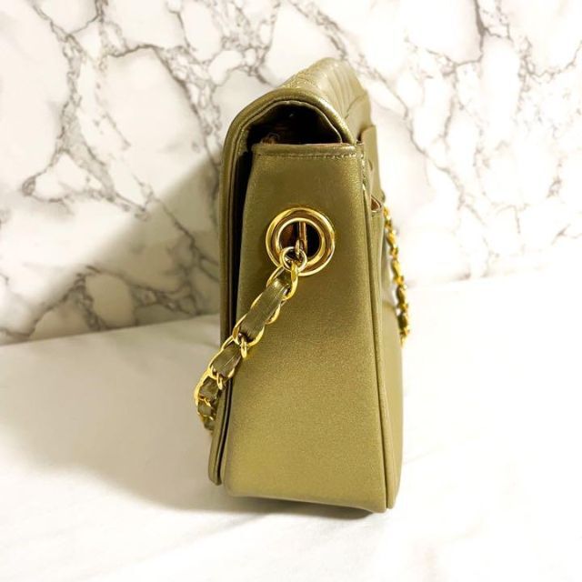 MOSCHINO ハート ゴールド チェーン ショルダーバッグ モスキーノ